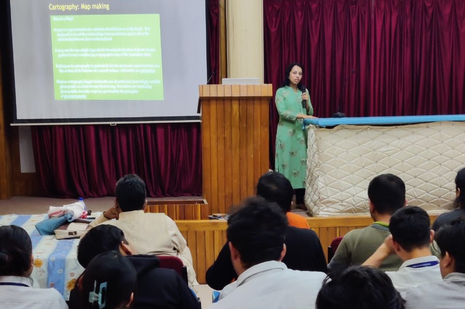 A Talk On ‘Geoinformatics And Its Applications’, Assam Don Bosco University